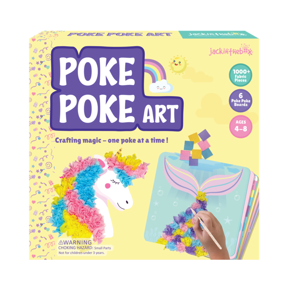 Jackinthebox Poke Poke Art - Magical Art & Craft Kit