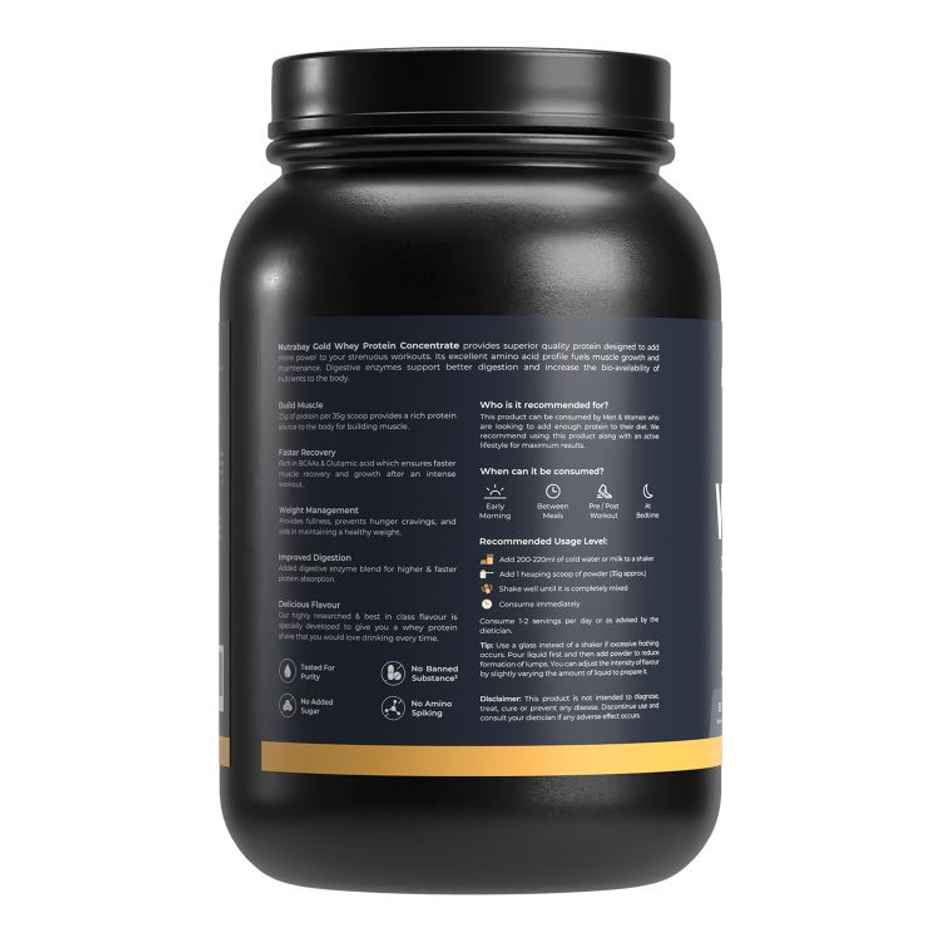 Nutrabay Gold Concentrate Whey Protein Rich Chocolate Creme