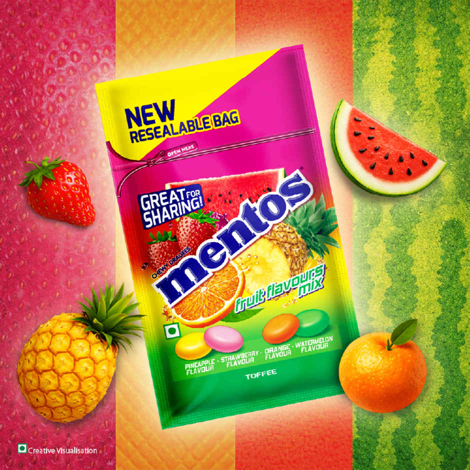 Mentos Chewy Dragees Assorted Flavours Combo  