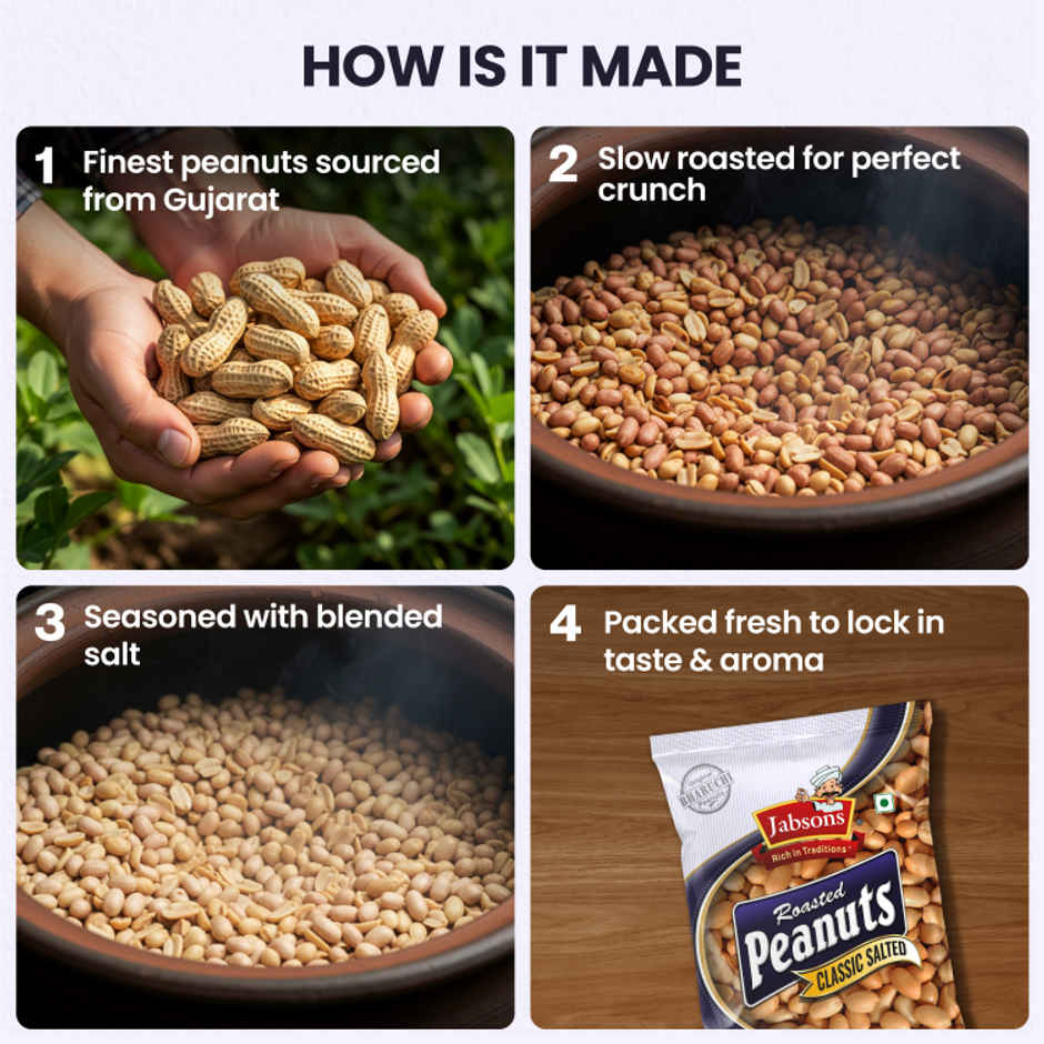 Jabsons Roasted Peanuts Classic Salted
