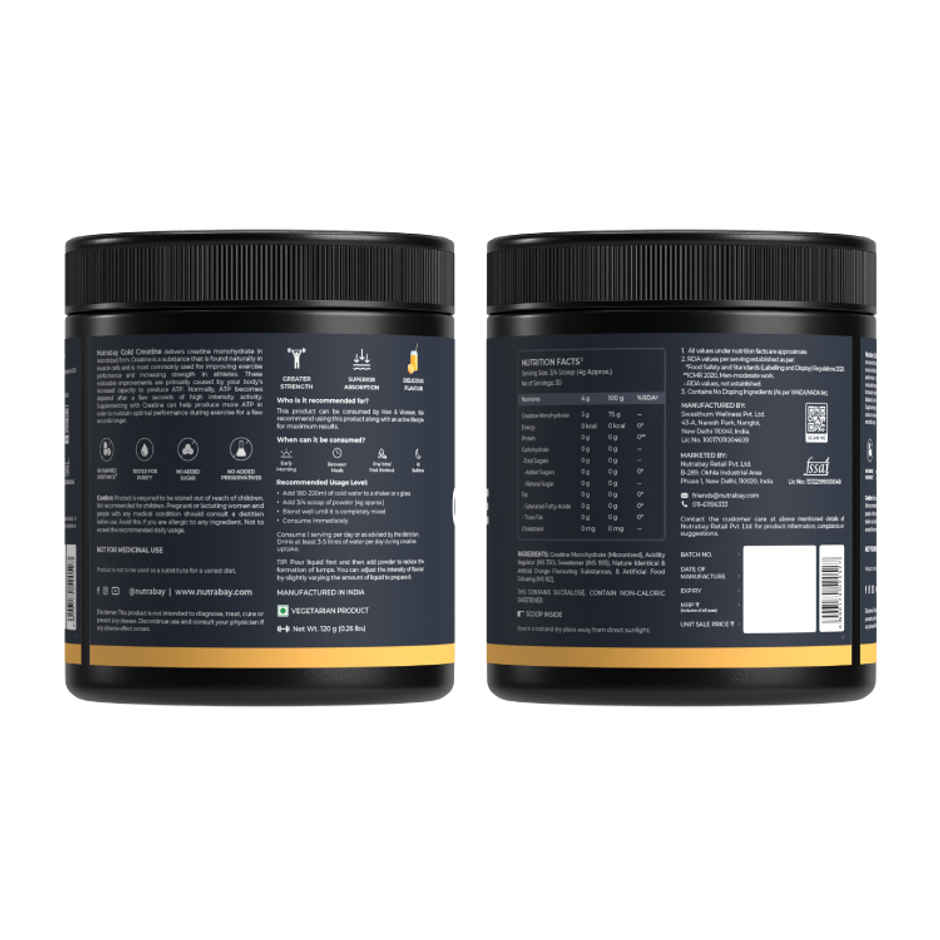 Nutrabay Gold Micronized Creatine Orange