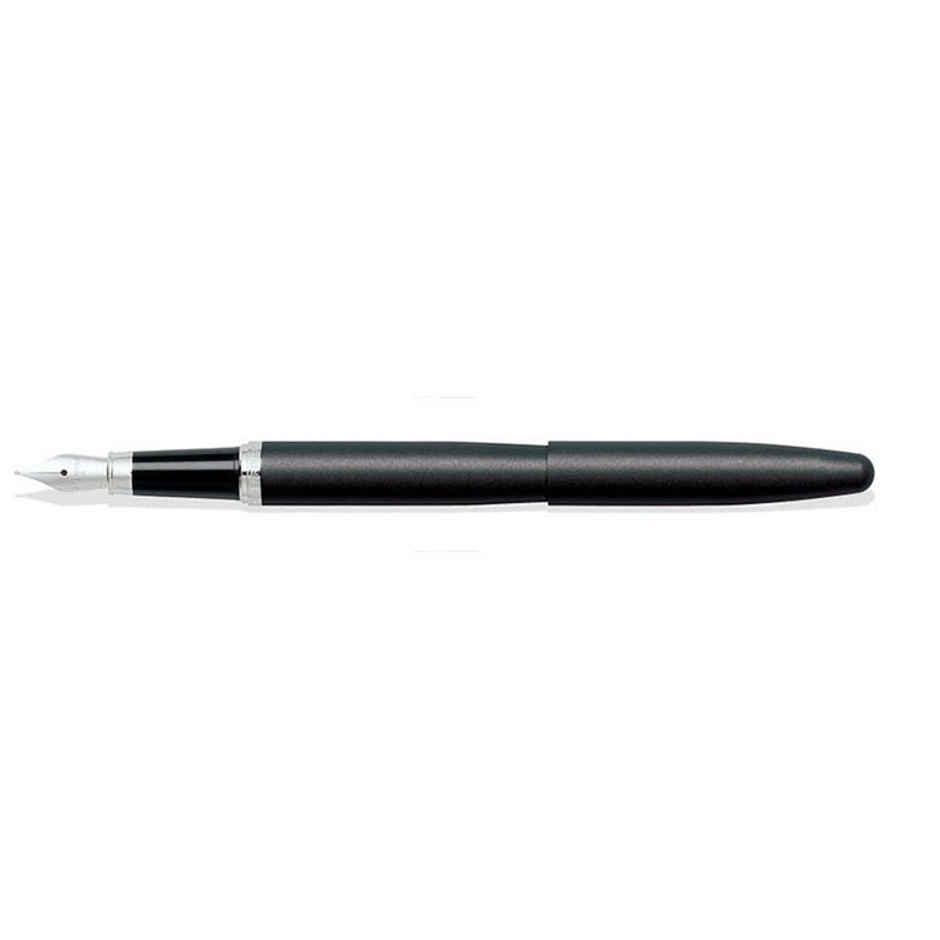 Sheaffer Fountain Pen | Medium Nib | Chrome Plated Trims | Matte Black