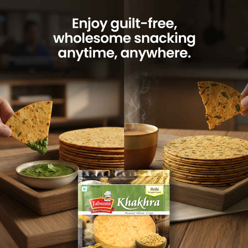 Jabsons Khakhra Methi | Crispy Snack