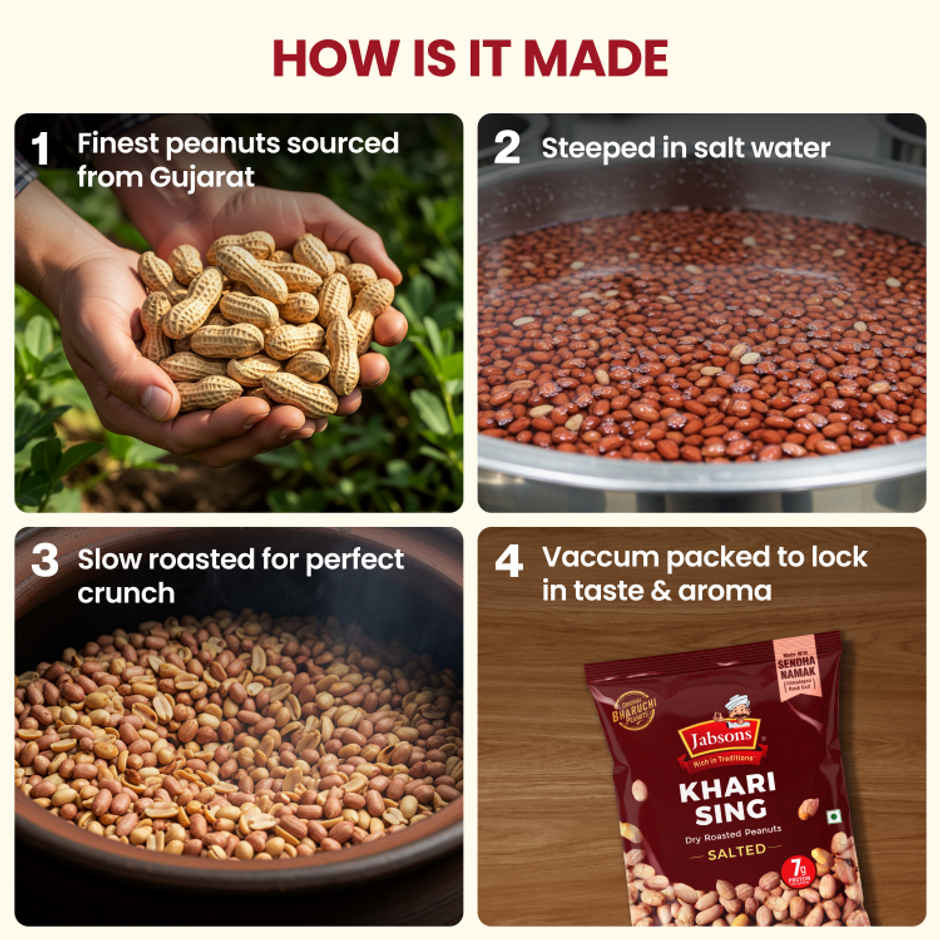 Jabsons Bharuchi Khari Sing Salted With Skin