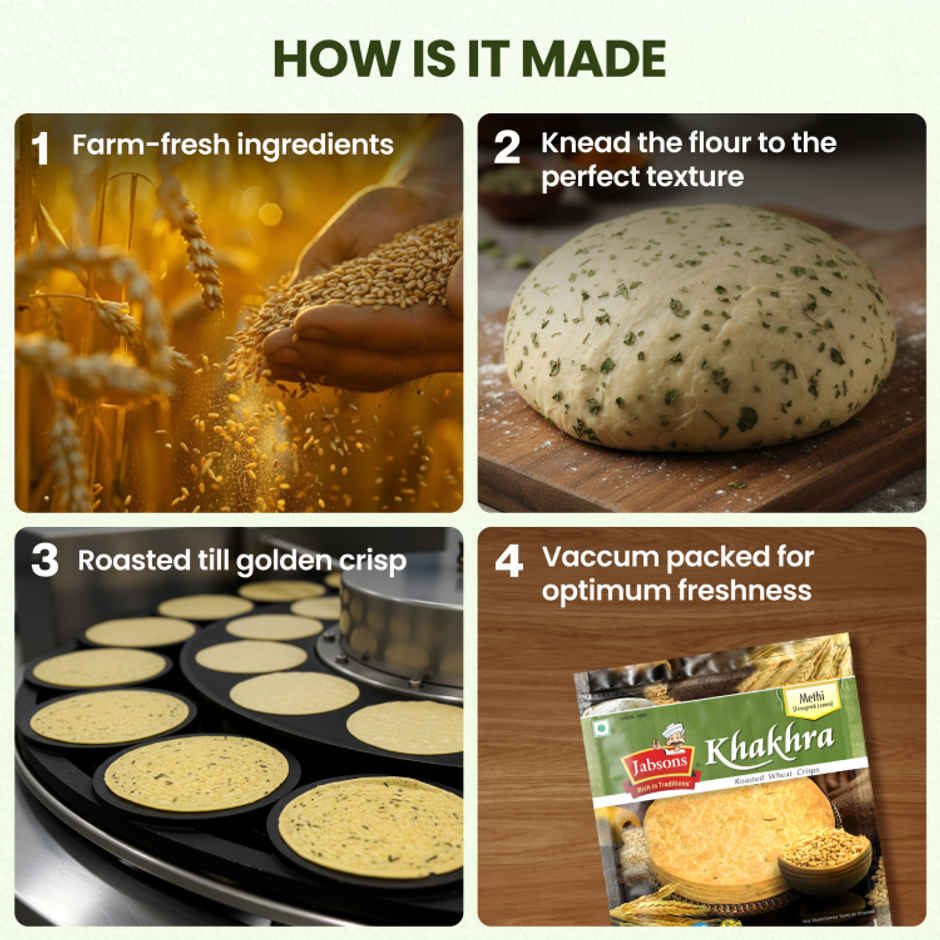 Jabsons Khakhra Methi | Crispy Snack