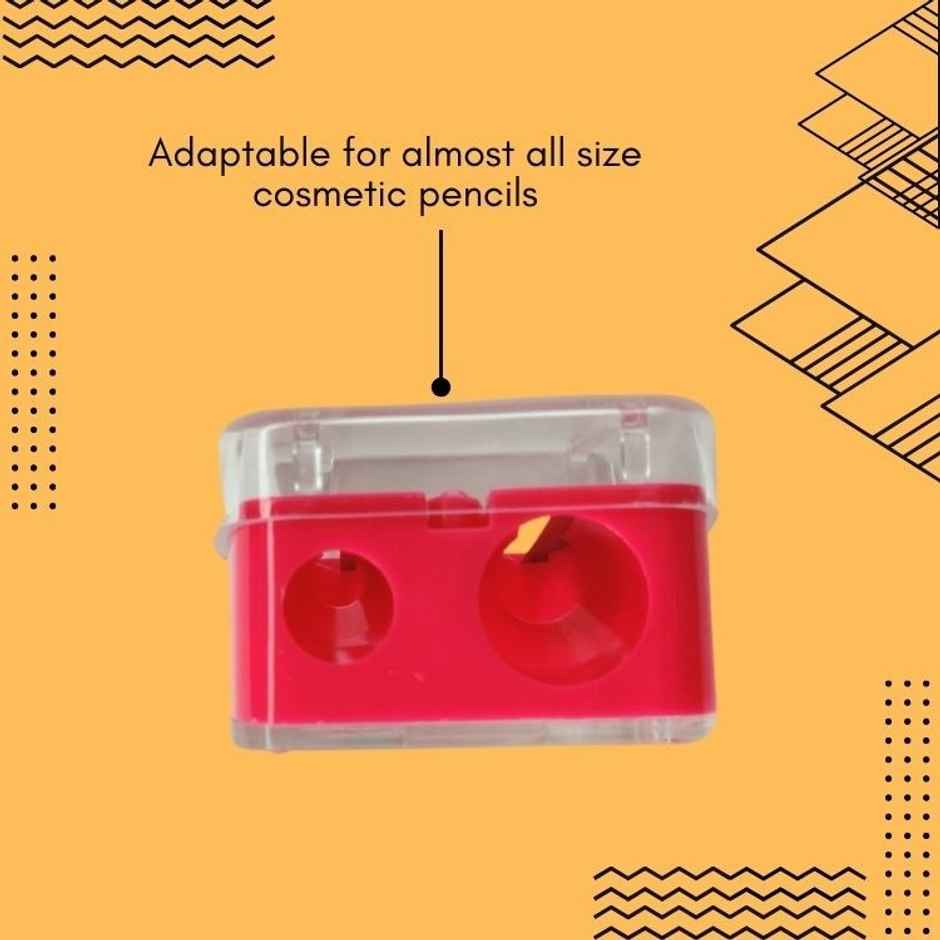 Bronson Professional Kajal Pencil And Crayon Lipstick Dual Sharpener