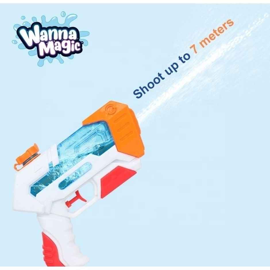 Storio Manual Water Gun for Kids | High Pressure Water Blaster | Summer Toy Rang Splash