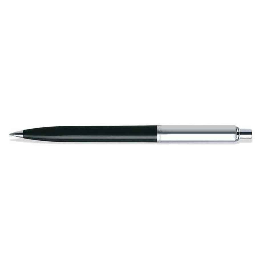 Sheaffer Sentinel E321 Ballpoint Pen | Black Barrel | Brushed Chrome Cap & Trim