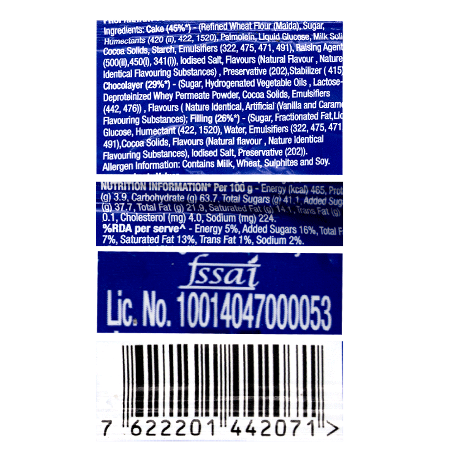 Cadbury Chocobakes Choco Layered Cake