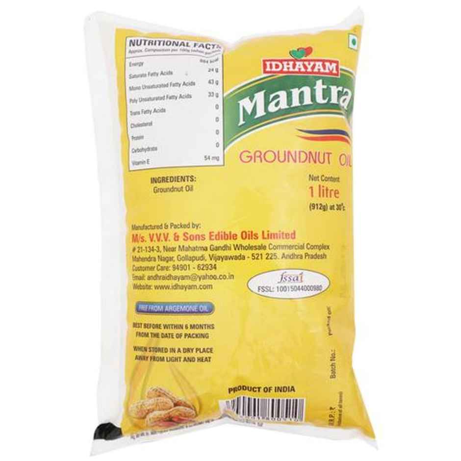 Idhayam Oil | Mantra GroundNut | Pouch