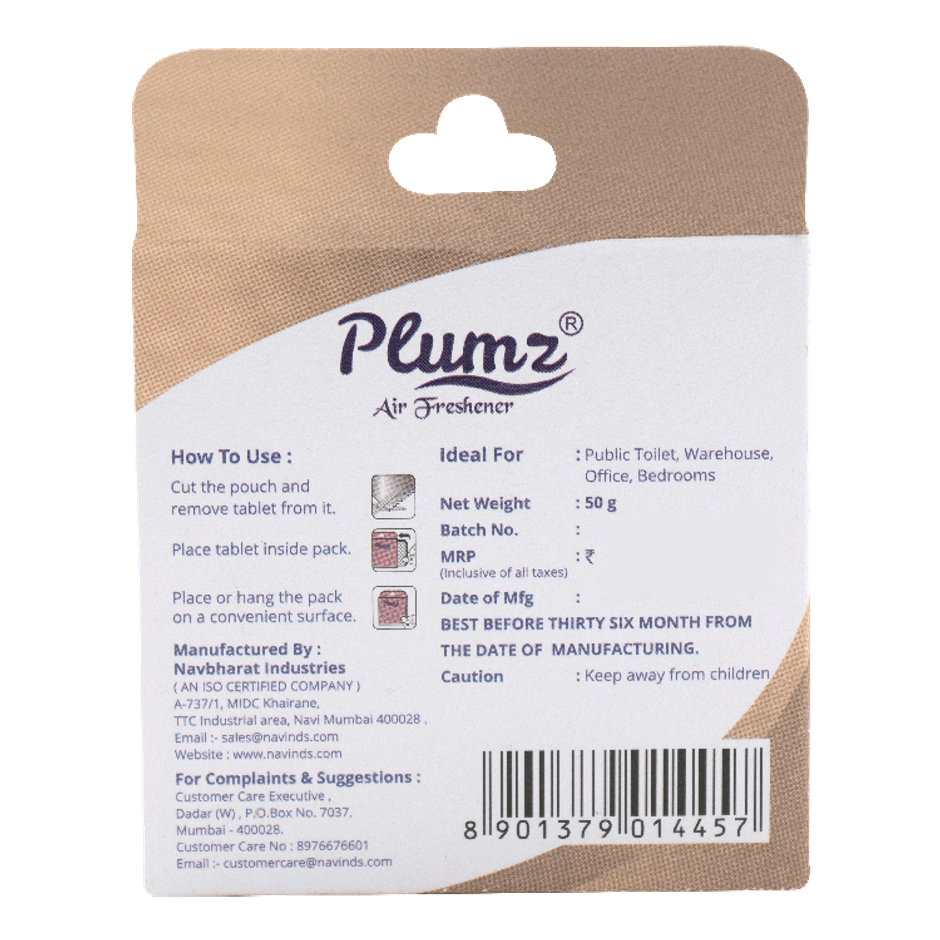 Plumz Divine Sandal Bathroom Air Freshener Blocks Combo