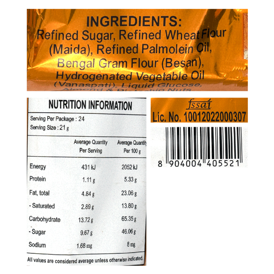 Haldirams Soan Papdi - Orange