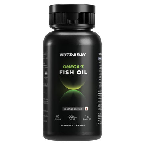Nutrabay Wellness Omega 3 Fish Oil 1000Mg 60Capsules