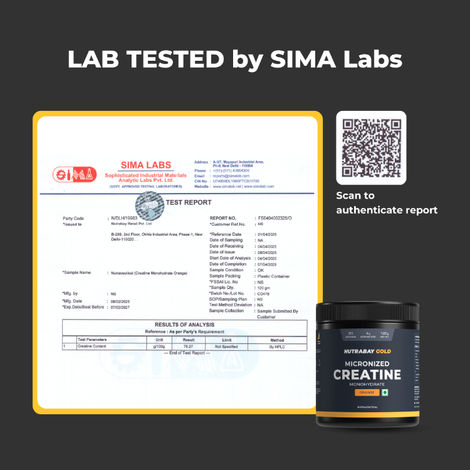 Nutrabay Gold Micronized Creatine Orange