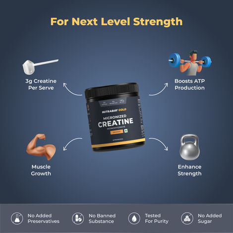 Nutrabay Gold Micronized Creatine Orange