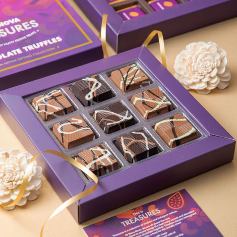 Nova Nova Assorted Nutty Chocolate Truffles Gift Box