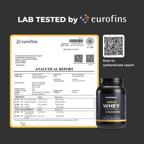 Nutrabay Gold Concentrate Whey Protein Rich Chocolate Creme