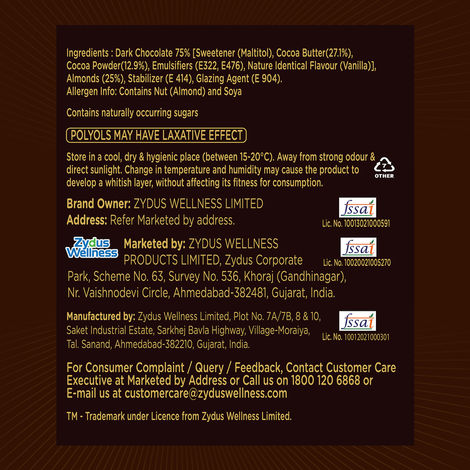 Sugar Free D'Lite Chocolate Coated Almonds