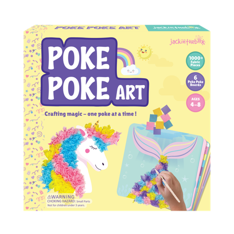 Jackinthebox Poke Poke Art - Magical Art & Craft Kit