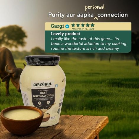 Anveshan Desi Buffalo Ghee