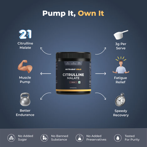 Nutrabay Gold Citrulline Malate Cola