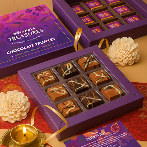 Nova Nova Assorted Nutty Chocolate Truffles Gift Box