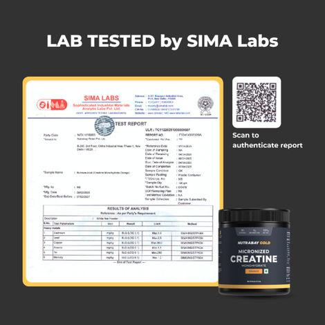 Nutrabay Gold Micronized Creatine Orange