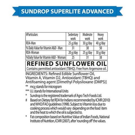 Sundrop Super Lite Advanced - Sunflower Oil | Pouch