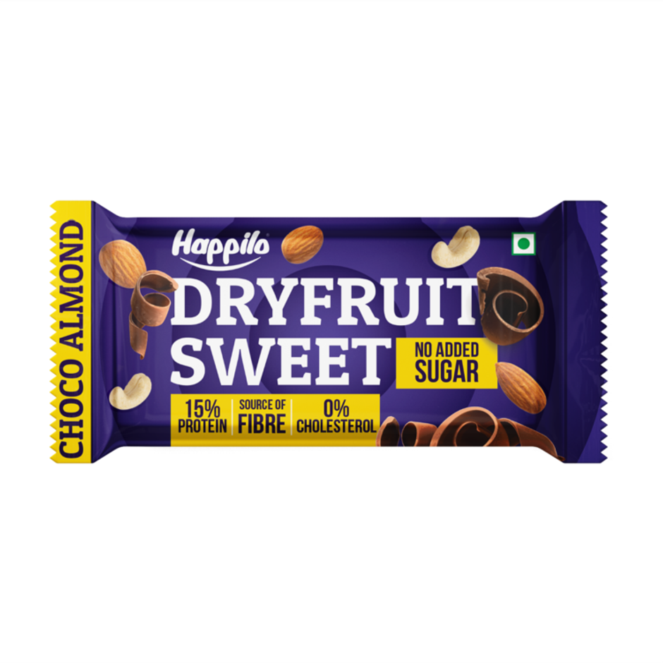 Happilo Choco Almonds Healthy Dry Fruit Bar