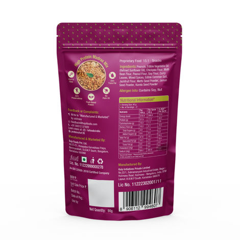 Protein Chef Madras High Protein Mixture Namkeen (Healthy Snacks - No Transfat, No Preservatives)