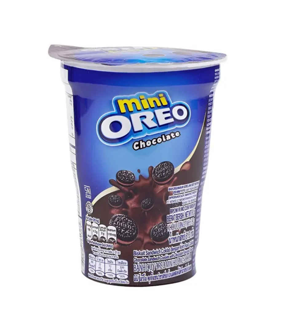 Oreo Mini Chocolate Flavored Cream Biscuit Cups