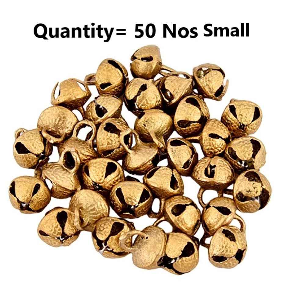 Uapan Brass Ghungroo Loose Small, Pack Of 50