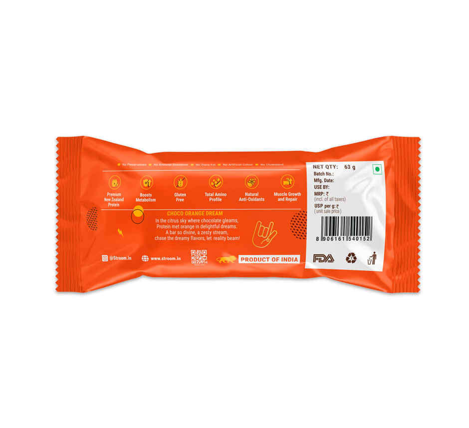 Stroom Choco Orange Dream Protein Bars