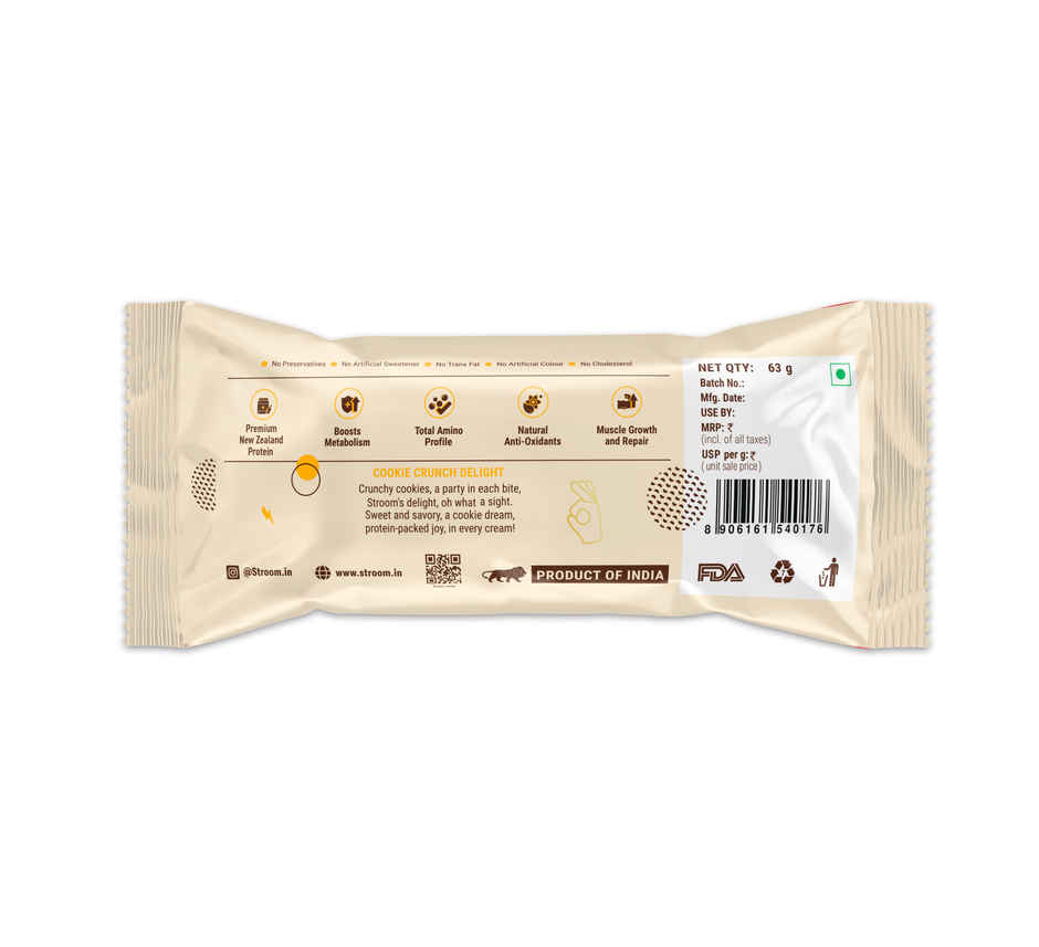 Stroom Cookie Crunch Delight 20g Protein Bars | Combo