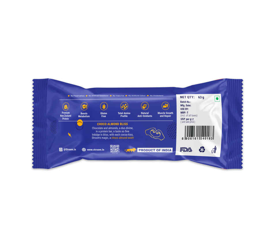 Stroom Choco Almond Bliss 20g Protein Bars