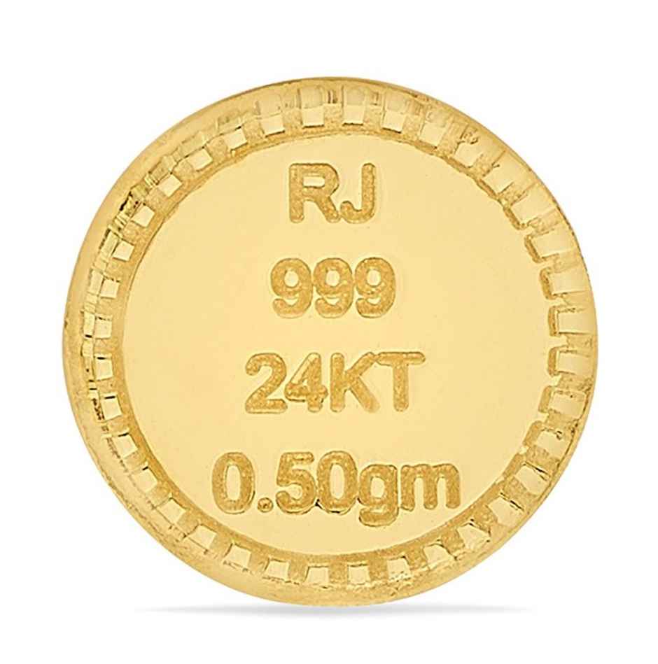 Reliance Jewels 24kt Gold Coin 999 Purity