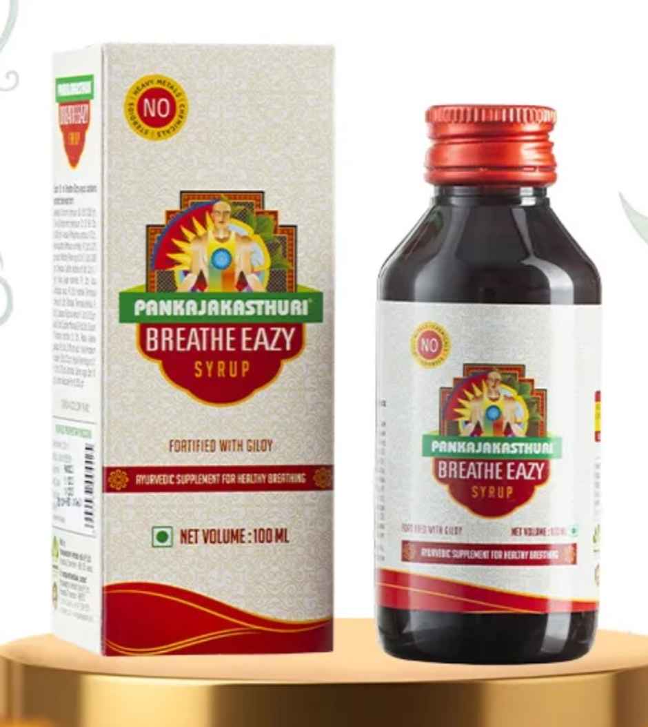 Pankajakasthuri Breathe Eazy Syrup 200mL