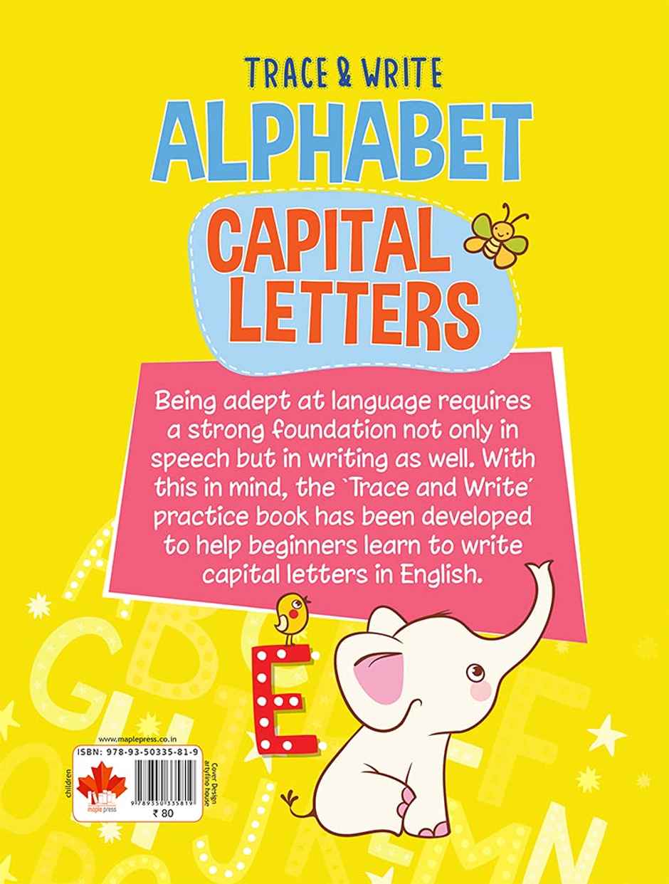 Alphabets Writing Book - Capital Letters (Practice)