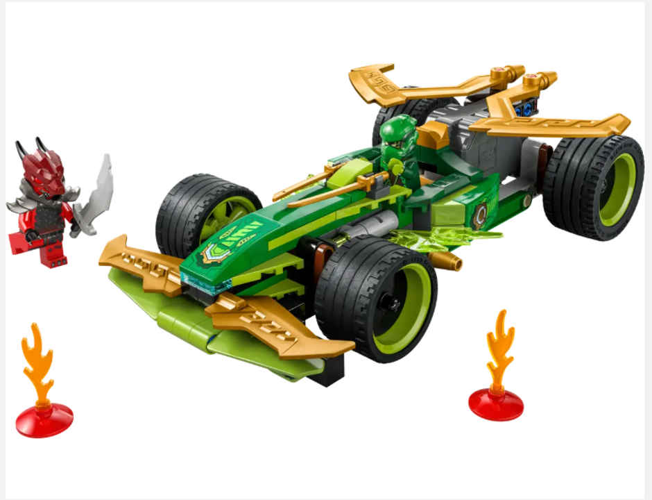 LEGO NINJAGO Lloyds Pull Back Race Car Pretend Play Toy Set 71828 Building Blocks Toys