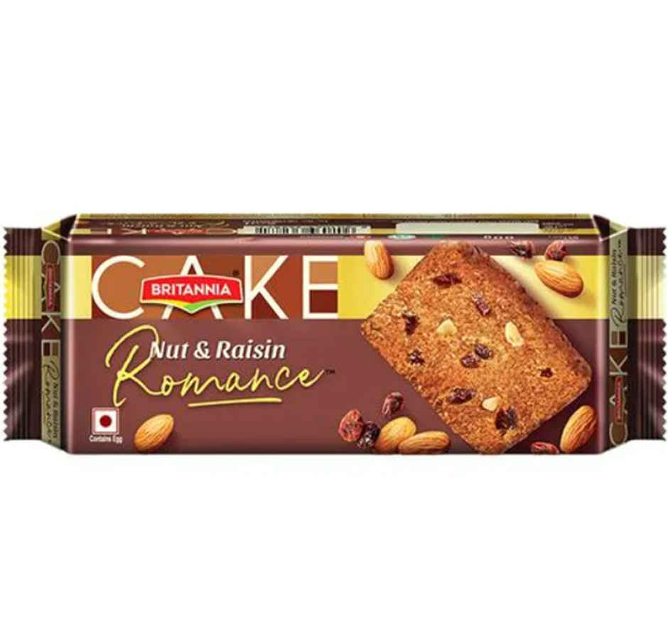 Britannia Nut & Raisin Romance Cake