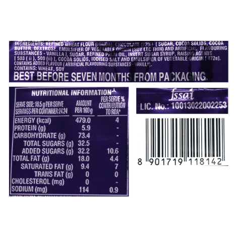 Parle Hide & Seek Chocolate Chip Cookies