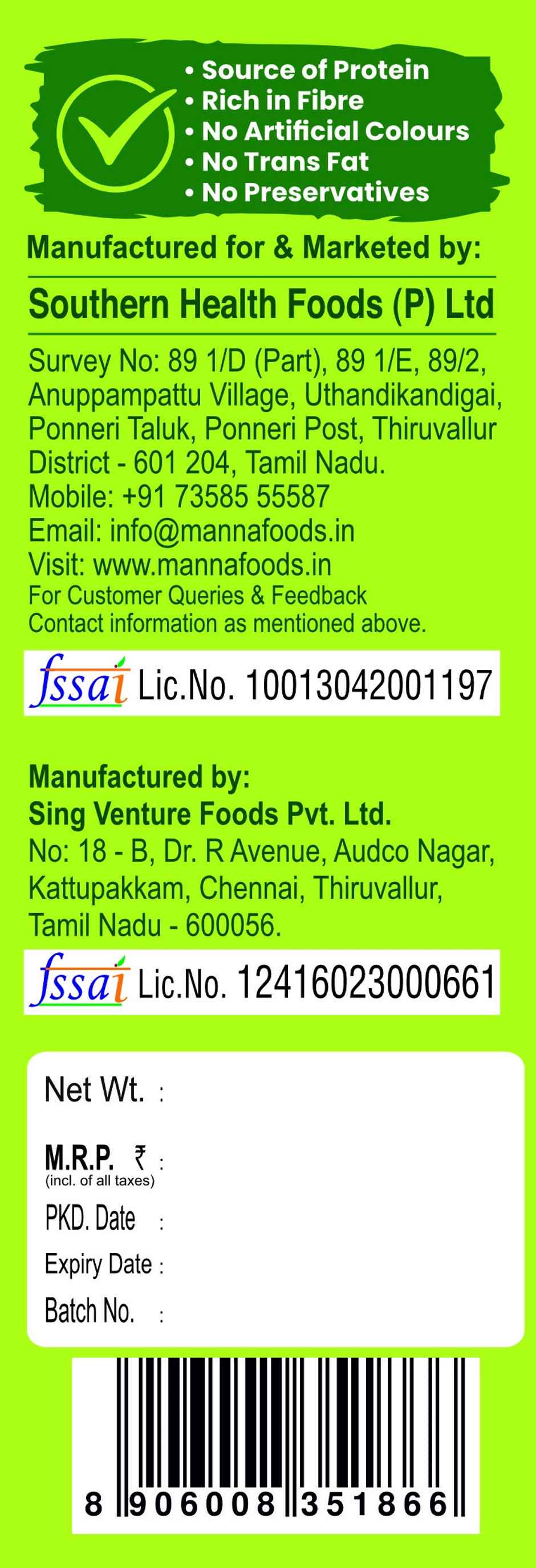 Manna Millet Bytes - Multigrains Shots - Sour Cream & Onion