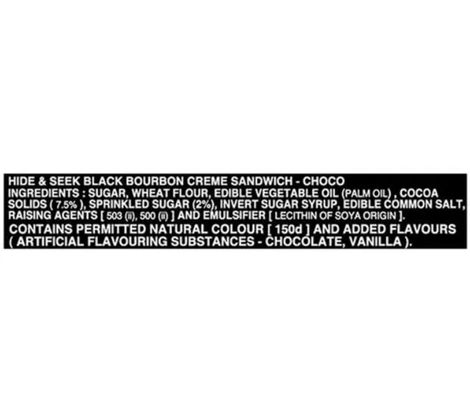 Parle Hide & Seek Black Bourbon