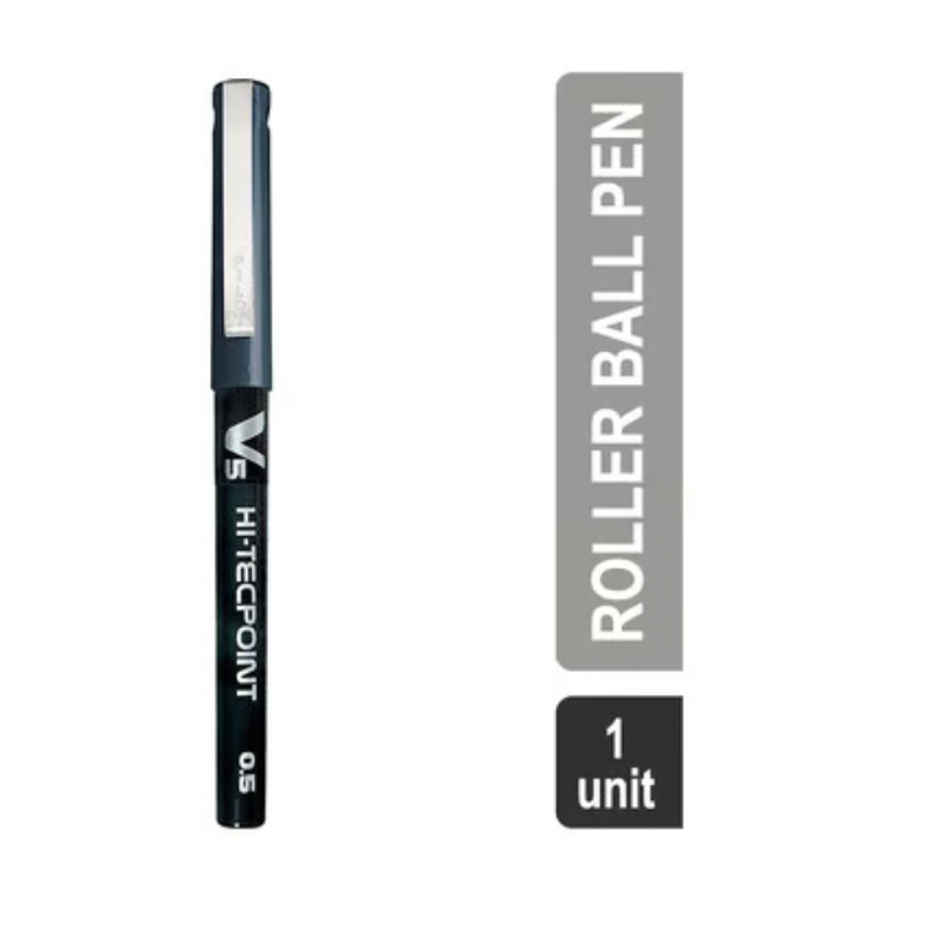Pilot V5 Roller Pen (Black) 1 Unit