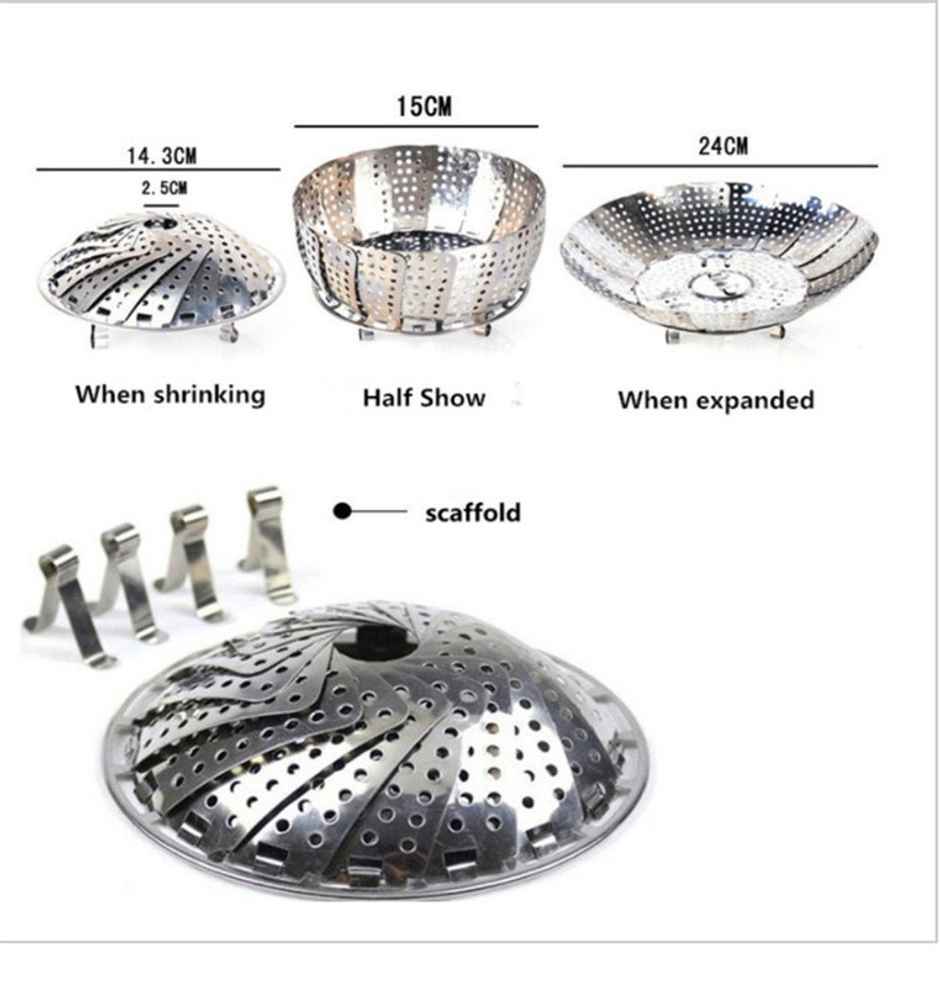 New Dawn Multi-Purpose Stainless Steel Momo Steamer Basket, Steamer Cooking Tool for Vegetables