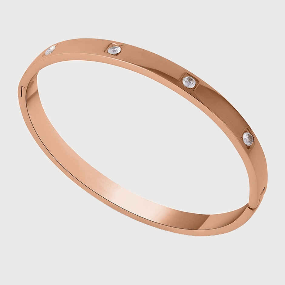 Palmonas Crystal Love Bangle Bracelet