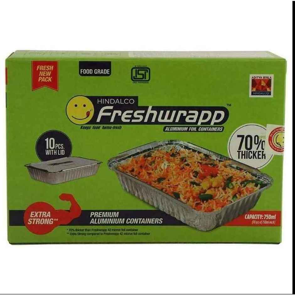 Freshwrapp Aluminium Containers | 750 ml