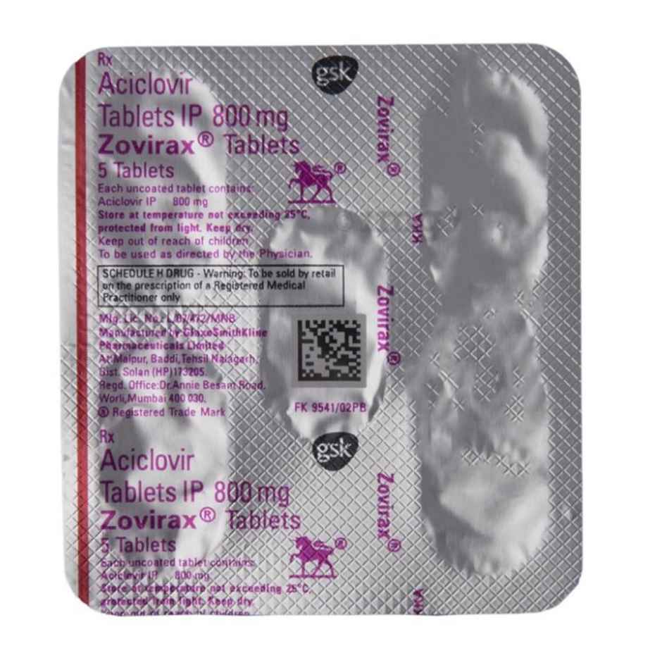 Zovirax 800mg Tablet