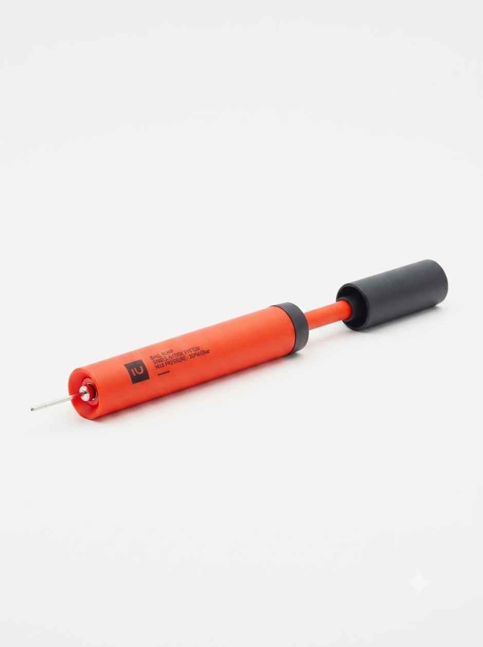Decathlon Kipsta Single Action Compatible Ball Pump | Orange