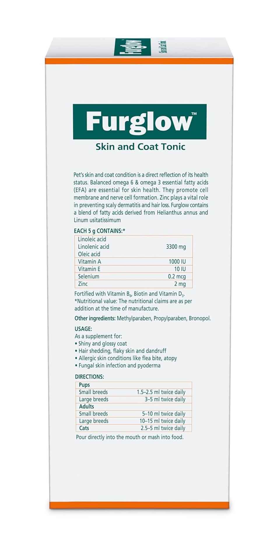 Himalaya Furglow - Skin And Coat Tonic - Oral Coat Conditioner